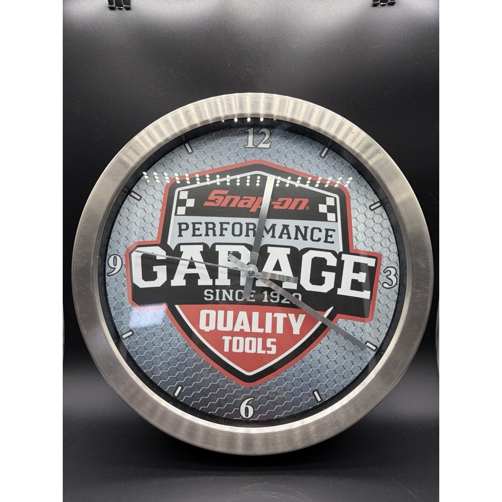 Snap On Performance Garage Quality Tools‎ Clock